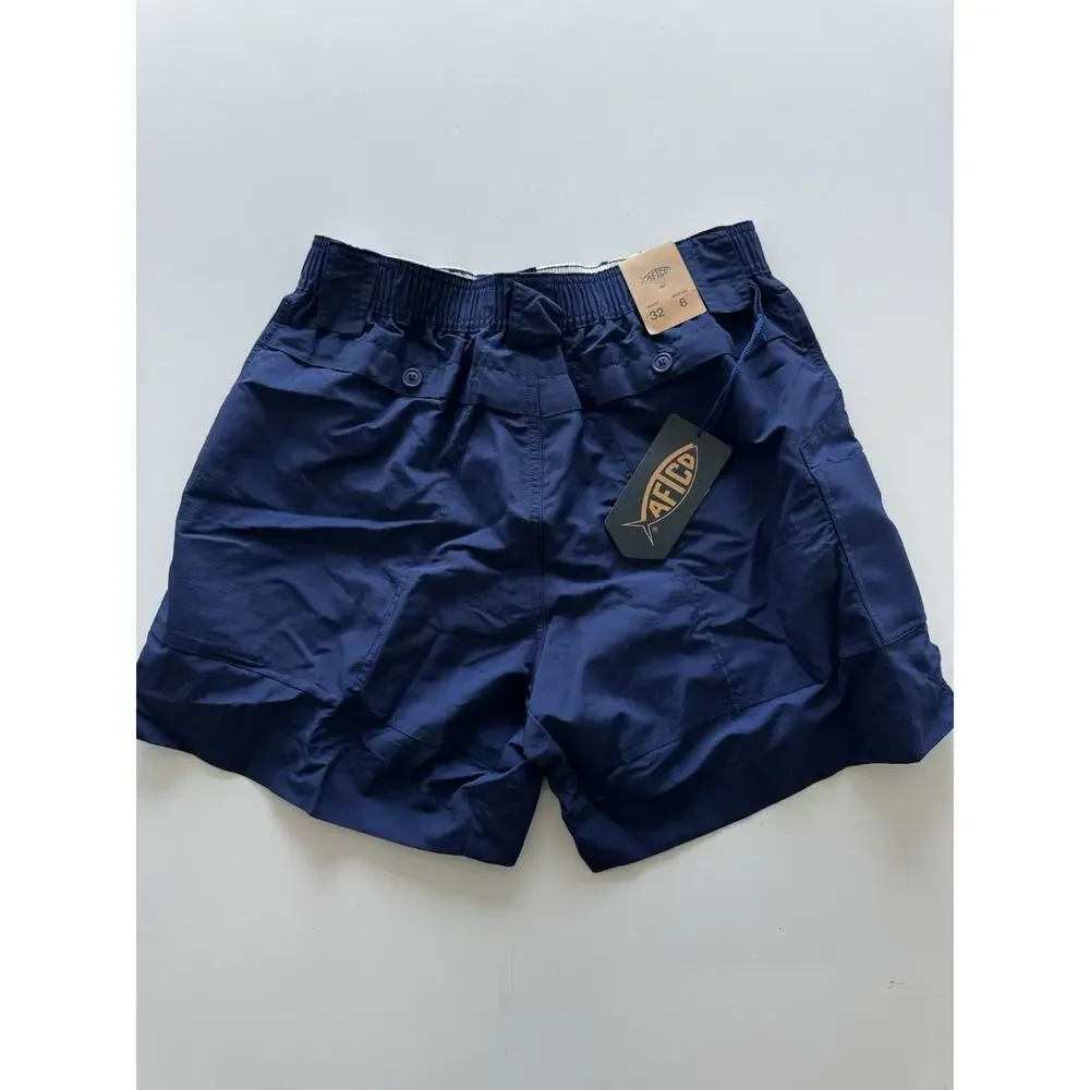 AFTCO Men's Original Fishing Short Navy M01 Size 32